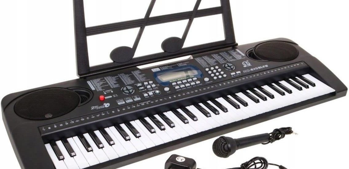 Zobavi Organy do nauki dla dzieci keyboard z mikrofonem