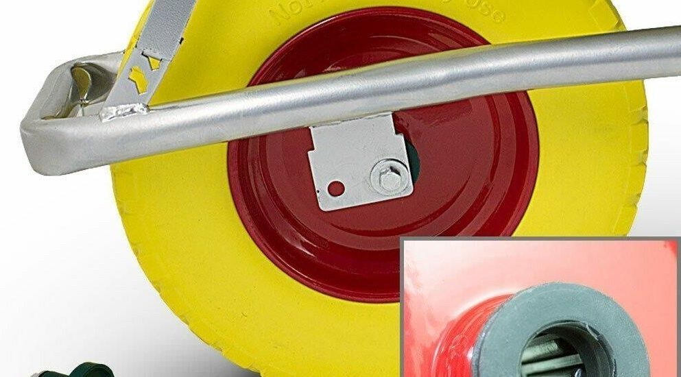 Żółte Koło Do Taczki Bezdętkowe Mocne Z Ośką Uniwersalny Rozmiar