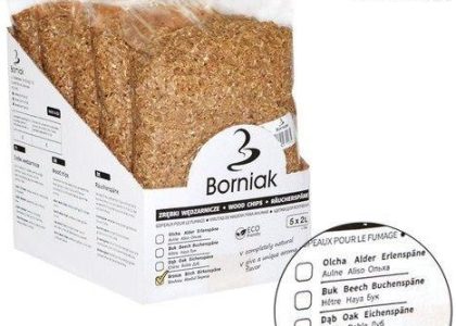 Zrębki Brzozowe Do Wędzarni Marki Borniak 50 Litrów